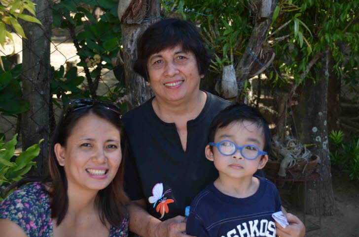 with mama Flor 2013